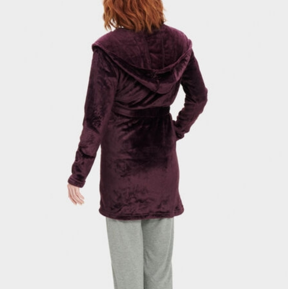 UGG Miranda Fleece Hoodie Robe💜 - Picture 10 of 13